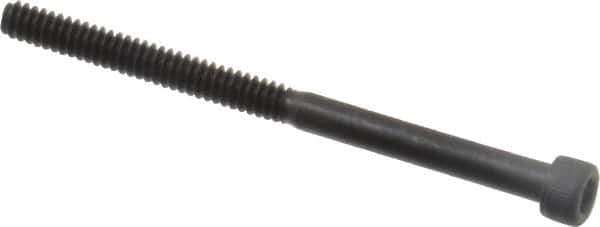 Value Collection - #6-32 UNC Hex Socket Drive, Socket Cap Screw - Alloy Steel, Black Oxide Finish, Partially Threaded, 2" Length Under Head - Industrial Tool & Supply