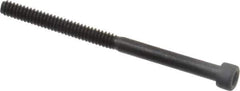 Value Collection - #6-32 UNC Hex Socket Drive, Socket Cap Screw - Alloy Steel, Black Oxide Finish, Partially Threaded, 2" Length Under Head - Industrial Tool & Supply