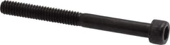 Value Collection - #8-32 UNC Hex Socket Drive, Socket Cap Screw - Alloy Steel, Black Oxide Finish, Partially Threaded, 1-3/4" Length Under Head - Industrial Tool & Supply