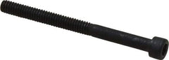 Value Collection - #8-32 UNC Hex Socket Drive, Socket Cap Screw - Alloy Steel, Black Oxide Finish, Partially Threaded, 2" Length Under Head - Industrial Tool & Supply