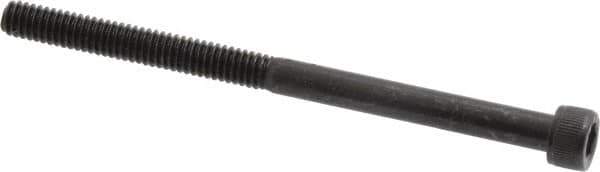 Value Collection - #8-32 UNC Hex Socket Drive, Socket Cap Screw - Alloy Steel, Black Oxide Finish, Partially Threaded, 2-1/2" Length Under Head - Industrial Tool & Supply
