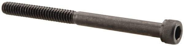 Value Collection - #10-24 UNC Hex Socket Drive, Socket Cap Screw - Alloy Steel, Black Oxide Finish, Partially Threaded, 2-1/2" Length Under Head - Industrial Tool & Supply