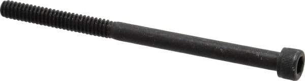 Value Collection - #10-24 UNC Hex Socket Drive, Socket Cap Screw - Alloy Steel, Black Oxide Finish, Partially Threaded, 3" Length Under Head - Industrial Tool & Supply