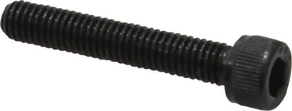 Value Collection - #10-32 UNF Hex Socket Drive, Socket Cap Screw - Alloy Steel, Black Oxide Finish, Fully Threaded, 1-1/8" Length Under Head - Industrial Tool & Supply