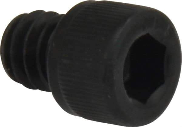Value Collection - 1/4-20 UNC Hex Socket Drive, Socket Cap Screw - Alloy Steel, Black Oxide Finish, Fully Threaded, 1/4" Length Under Head - Industrial Tool & Supply