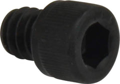 Value Collection - 1/4-20 UNC Hex Socket Drive, Socket Cap Screw - Alloy Steel, Black Oxide Finish, Fully Threaded, 1/4" Length Under Head - Industrial Tool & Supply