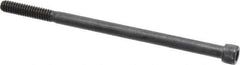 Value Collection - 1/4-20 UNC Hex Socket Drive, Socket Cap Screw - Alloy Steel, Black Oxide Finish, Partially Threaded, 4-1/2" Length Under Head - Industrial Tool & Supply