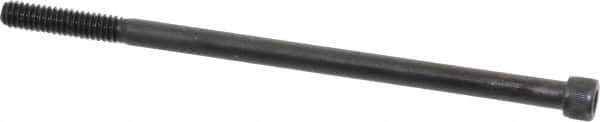 Value Collection - 1/4-20 UNC Hex Socket Drive, Socket Cap Screw - Alloy Steel, Black Oxide Finish, Partially Threaded, 5" Length Under Head - Industrial Tool & Supply