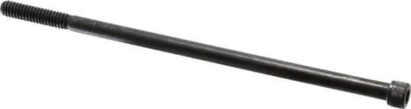 Value Collection - 1/4-20 UNC Hex Socket Drive, Socket Cap Screw - Alloy Steel, Black Oxide Finish, Partially Threaded, 6" Length Under Head - Industrial Tool & Supply