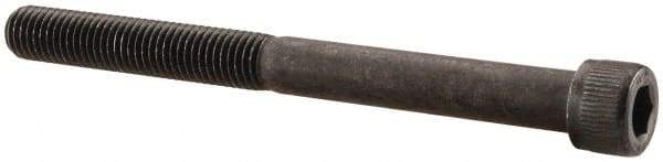 Value Collection - 1/4-28 UNF Hex Socket Drive, Socket Cap Screw - Alloy Steel, Black Oxide Finish, Partially Threaded, 2-3/4" Length Under Head - Industrial Tool & Supply
