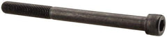 Value Collection - 1/4-28 UNF Hex Socket Drive, Socket Cap Screw - Alloy Steel, Black Oxide Finish, Partially Threaded, 3" Length Under Head - Industrial Tool & Supply