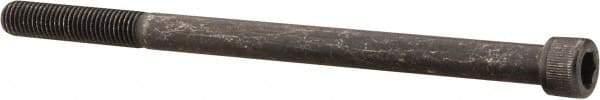 Value Collection - 1/4-28 UNF Hex Socket Drive, Socket Cap Screw - Alloy Steel, Black Oxide Finish, Partially Threaded, 4" Length Under Head - Industrial Tool & Supply
