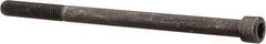 Value Collection - 1/4-28 UNF Hex Socket Drive, Socket Cap Screw - Alloy Steel, Black Oxide Finish, Partially Threaded, 4" Length Under Head - Industrial Tool & Supply
