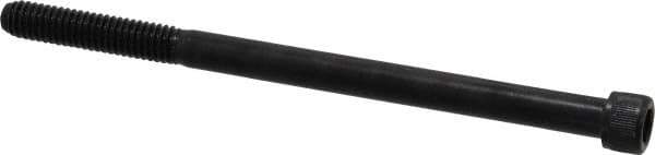 Value Collection - 5/16-18 UNC Hex Socket Drive, Socket Cap Screw - Alloy Steel, Black Oxide Finish, Partially Threaded, 5" Length Under Head - Industrial Tool & Supply