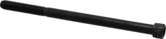 Value Collection - 5/16-18 UNC Hex Socket Drive, Socket Cap Screw - Alloy Steel, Black Oxide Finish, Partially Threaded, 5" Length Under Head - Industrial Tool & Supply