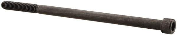 Value Collection - 5/16-18 UNC Hex Socket Drive, Socket Cap Screw - Alloy Steel, Black Oxide Finish, Partially Threaded, 6" Length Under Head - Industrial Tool & Supply