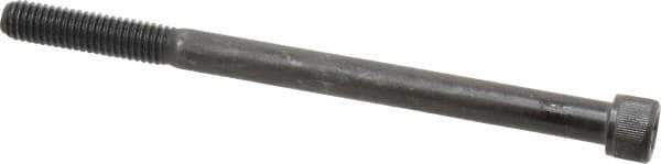 Value Collection - 3/8-16 UNC Hex Socket Drive, Socket Cap Screw - Alloy Steel, Black Oxide Finish, Partially Threaded, 5-1/2" Length Under Head - Industrial Tool & Supply