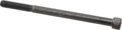 Value Collection - 3/8-16 UNC Hex Socket Drive, Socket Cap Screw - Alloy Steel, Black Oxide Finish, Partially Threaded, 5-1/2" Length Under Head - Industrial Tool & Supply