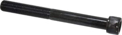 Value Collection - 3/8-24 UNF Hex Socket Drive, Socket Cap Screw - Alloy Steel, Black Oxide Finish, Partially Threaded, 3-1/2" Length Under Head - Industrial Tool & Supply