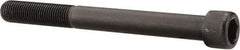 Value Collection - 3/8-24 UNF Hex Socket Drive, Socket Cap Screw - Alloy Steel, Black Oxide Finish, Partially Threaded, 3-3/4" Length Under Head - Industrial Tool & Supply