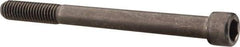 Value Collection - 7/16-14 UNC Hex Socket Drive, Socket Cap Screw - Alloy Steel, Black Oxide Finish, Partially Threaded, 5" Length Under Head - Industrial Tool & Supply