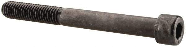Value Collection - 1/2-13 UNC Hex Socket Drive, Socket Cap Screw - Alloy Steel, Black Oxide Finish, Partially Threaded, 4-3/4" Length Under Head - Industrial Tool & Supply