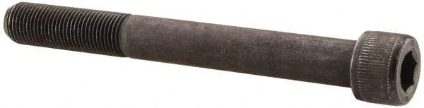 Value Collection - 1/2-20 UNF Hex Socket Drive, Socket Cap Screw - Alloy Steel, Black Oxide Finish, Partially Threaded, 4-1/2" Length Under Head - Industrial Tool & Supply
