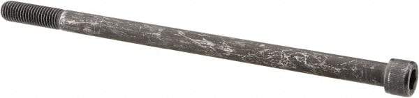 Value Collection - 5/8-11 UNC Hex Socket Drive, Socket Cap Screw - Alloy Steel, Black Oxide Finish, Partially Threaded, 12" Length Under Head - Industrial Tool & Supply