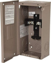 Eaton Cutler-Hammer - 2 Circuits, 120/240 VAC, 40 Amp Main, 14 AWG, Surface, Indoor Main Lug Load Center - 1 Phase, 1 NEMA Rating, 4-1/2 Inch Wide x 3.13 Inch Deep x 9-1/2 Inch High - Industrial Tool & Supply