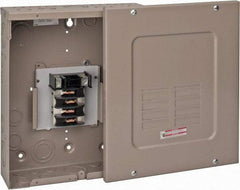 Eaton Cutler-Hammer - 8 Circuits, 120/240 VAC, 125 Amp Main, 6-1/0 AWG, Surface, Indoor Main Lug Load Center - 1 Phase, 1 NEMA Rating, 11 Inch Wide x 3.69 Inch Deep x 13 Inch High - Industrial Tool & Supply