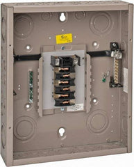 Eaton Cutler-Hammer - 12 Circuits, 120/240 VAC, 125 Amp Main, 6-2/0 AWG, Indoor Main Lug Load Center - 1 Phase, 1 NEMA Rating, 14.31 Inch Wide x 3.88 Inch Deep x 16-3/4 Inch High - Industrial Tool & Supply