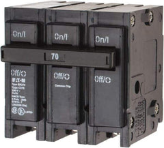 Eaton Cutler-Hammer - 70 Amp, 240 VAC, 3 Pole, Plug In Type BR Circuit Breaker - Magnetic Trip, 10 kA Breaking Capacity, 4-1/0 AWG - Industrial Tool & Supply