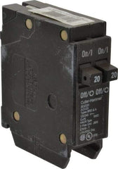 Eaton Cutler-Hammer - 20/20 Amp, 120 VAC, 2 Pole, Plug In Type BD Duplex Circuit Breaker - Thermal Magnetic Trip, 14-4 AWG - Industrial Tool & Supply