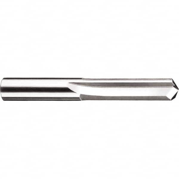 SGS - 5.5mm, 140° Point, Solid Carbide Straight Flute Drill Bit - Industrial Tool & Supply