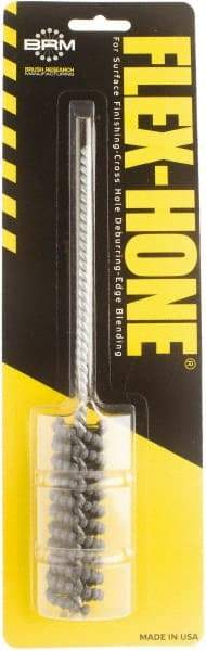 Brush Research Mfg. - 0.787" to 7/8" Bore Diam, 20 Grit, Boron Carbide Flexible Hone - Coarse, 8" OAL - Industrial Tool & Supply