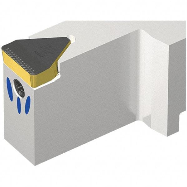 Iscar - THD, External, Right Hand, 1.575" Max Depth of Cut, 0.63" Max Groove Width, Indexable Grooving Tool Holder - TIGER 1615Y-IQ Insert Compatibility, 1-1/2" Shank Height, 1-1/2" Shank Width, 7" OAL, Through Coolant - Industrial Tool & Supply