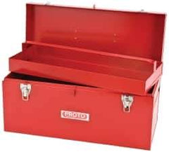Proto - 1 Compartment 1 Tray Tool Box - 20" Wide x 8-1/2" Deep x 9-1/2" High, Steel, Red - Industrial Tool & Supply