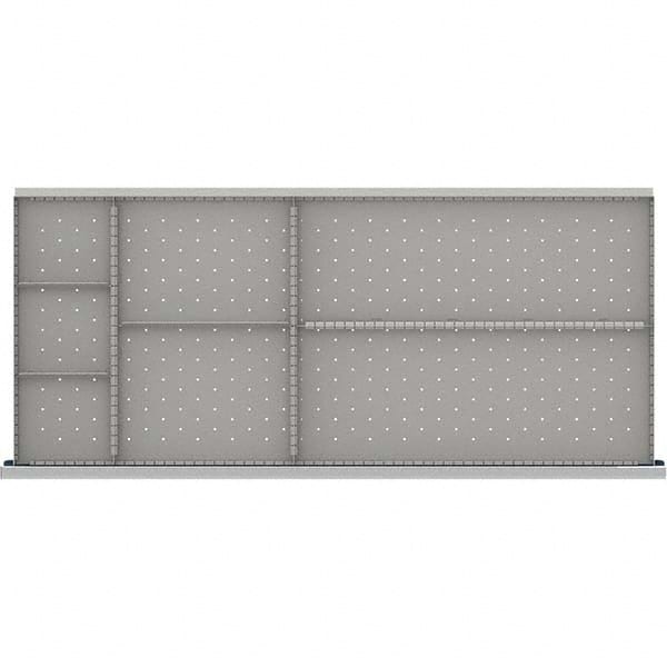 LISTA - 7-Compartment Drawer Divider Layout for 3.15" High Drawers - Industrial Tool & Supply