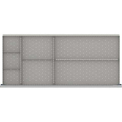 LISTA - 7-Compartment Drawer Divider Layout for 3.15" High Drawers - Industrial Tool & Supply