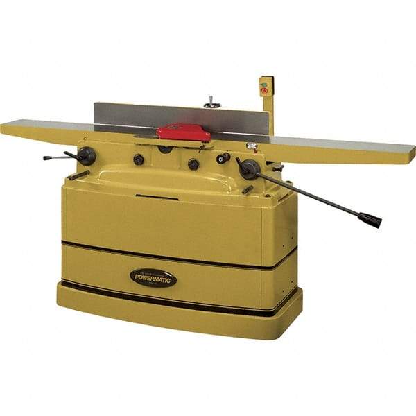 Jet - 7,000 RPM, 8" Cutting Width, 1/2" Cutting Depth, Jointer - 4-3/4" Fence Height, 38-3/16" Fence Length, 2 hp - Industrial Tool & Supply