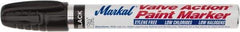 Markal - Black Permanent Marker - Felt Tip - Industrial Tool & Supply
