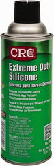 CRC - 16 oz Aerosol Silicone Lubricant - Clear & White, -100°F to 450°F, Food Grade - Industrial Tool & Supply