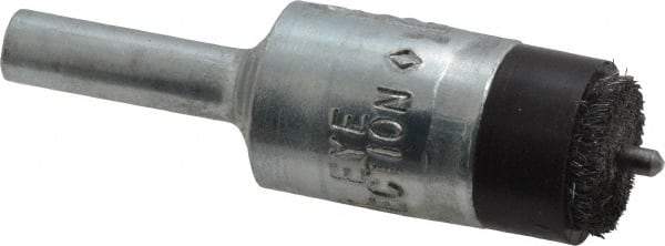 Osborn - 1/2" Brush Diam, End Brush - 1/4" Diam Shank, 3/32" Pilot Diam, 25,000 Max RPM - Industrial Tool & Supply