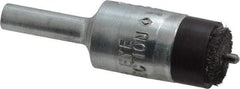 Osborn - 1/2" Brush Diam, End Brush - 1/4" Diam Shank, 3/32" Pilot Diam, 25,000 Max RPM - Industrial Tool & Supply