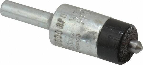 Osborn - 1/2" Brush Diam, End Brush - 1/4" Diam Shank, 3/16" Pilot Diam, 25,000 Max RPM - Industrial Tool & Supply