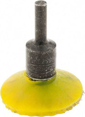 Osborn - 1-3/4" Brush Diam, Encapsulated, Flared End Brush - 1/4" Diam Shank, 25,000 Max RPM - Industrial Tool & Supply