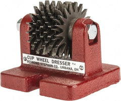 Desmond - Heavy Duty Cup Wheel Dresser with Cutters - Floor Mount, Disc Cutter - Industrial Tool & Supply