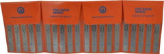 Precision Brand - 20 Piece, 0.05 to 1mm Parallel Feeler Gage Set - 5" Long x 1/2" Wide, Steel - Industrial Tool & Supply