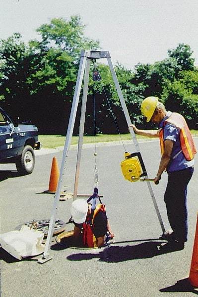 Gemtor - Confined Space Entry & Retrieval Systems Hoist Type: Tripod Hoist Base: Portable - Industrial Tool & Supply