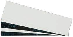 Gravotech - 8 Inch Long x 2 Inch High, Plastic Engraving Stock - Black and White - Industrial Tool & Supply